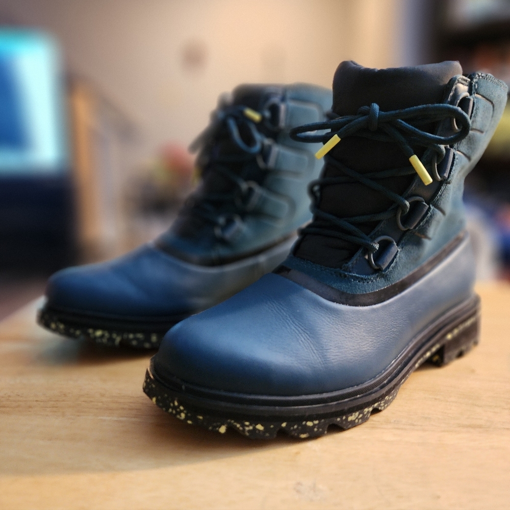SOREL Lennox Street Waterproof Lace-Up Boots, Womens Size 8